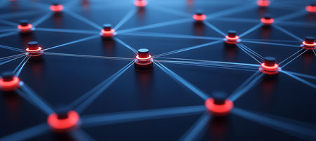 Network Node Structure Showcasing Relationships in Advanced Artificial Intelligence Systemsの素材