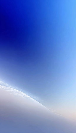 Serene Blue Gradation Canvas Abstract Contemporary Color Wash Illustration for Modern Art Loversの素材