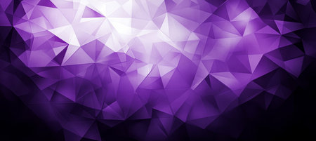 Dynamic Background of Abstract Purple Gradient Featuring Polygon Shapes and Modern Geometric Designの素材