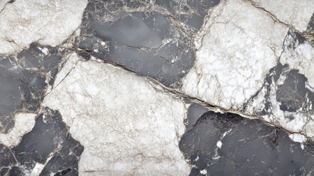 Intriguing Patterns of Gray and White Rock Formations Showcasing Nature s Unique Textural Beautyの素材