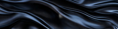 Ebony Elegance A Captivating Study of Simulated Silk Drapery and Intricate Surface Detailsの素材