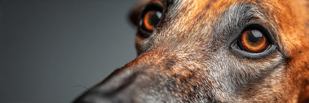 Greyhound Serenity Stunning Portrait of a Graceful Dog with Expressive Amber Eyes and Gentle Spiritの素材