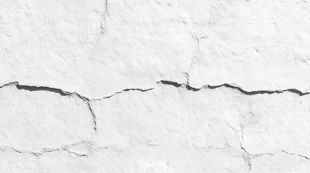 Cracked Cement Wall with Grunge Texture, Aged Plaster Surface for Architectural Backgroundsの素材