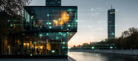 Sustainable Smart Office Building with Automated Systems for Enhanced Energy Efficiencyの素材