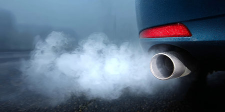 Transportation Emissions Create Pollution Clouds, Affecting Air Quality and Public Health Concernsの素材