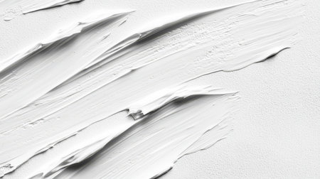Minimalist Abstract Design with Soft White and Pale Grey Brush Strokes for Elegant Backgroundの素材