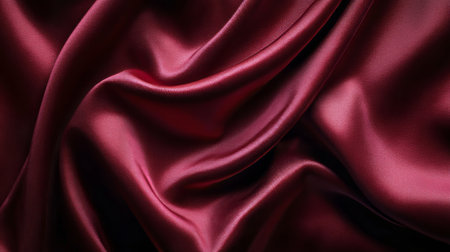 Dramatic Close Up of Dark Burgundy Waves with Crimson Texture and Smooth Style Photo Backdrop Effectの素材
