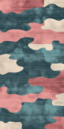 Digital Modern Army Camouflage Pattern Background with Stretched Design and Textured Elementsの素材