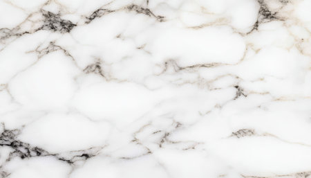 Elegant White Marble Texture with Natural Veins for Luxury Backgrounds and Art Designsの素材