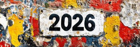 Vibrant Urban Wall Art 2026 Colorful Graffiti and Creative Expressions on Textured Surfacesの素材