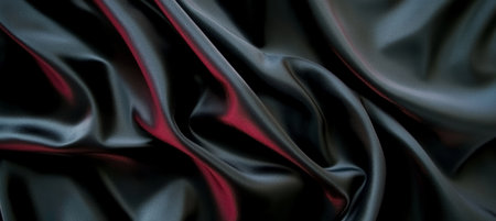 Exquisite Luxurious Silk Fabric Display with Elegant Patterns and Rich Colors, Perfect for Fashionの素材
