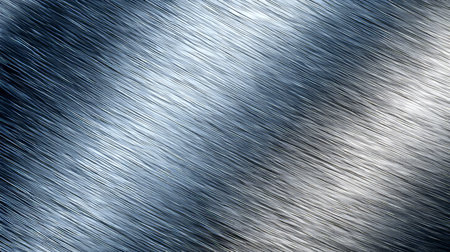 Abstract Metal Surface Texture with Blue Tint Design and Industrial Strength Brushed Finishの素材
