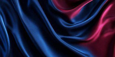 Intricate Dark and Abstract Fabric Design with Captivating Patterns in Deep Shadows and Bold Huesの素材