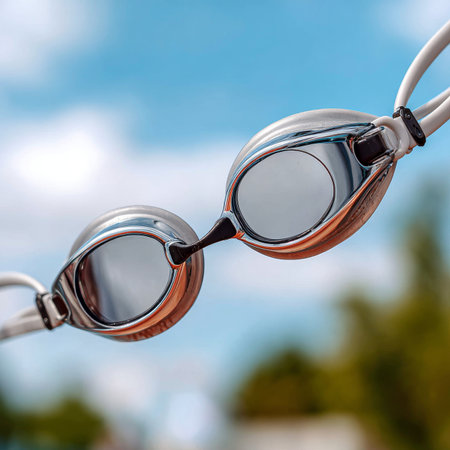 High-Quality Swimming Goggles for Outdoor Activities, Ensuring Clear Vision and Comfort in Waterの素材