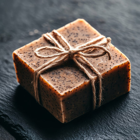 Artisan Exfoliating Soap Bar, Rustic Handcrafted Bath Essential for Luxurious Home Hygieneの素材