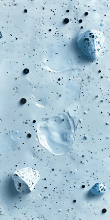 Frosted Winter Background Texture with Subtle Speckles and Light Accents for Holiday Wallpaper Useの素材