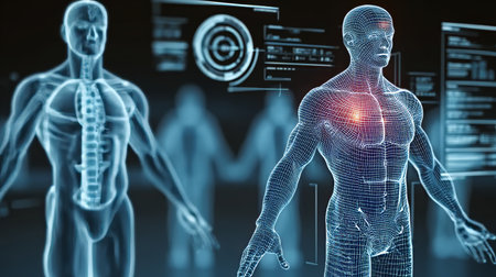Innovative Medical Technology Displaying Future Diagnosis and Anatomical Visualization Toolsの素材