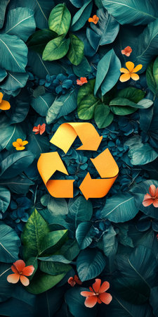 Vibrant Greenery and Lush Foliage Representing Environmental Sustainability and Ecological Balanceの素材