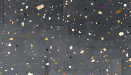 Elegant Black Terrazzo with Speckled Stone Texture for Stunning Interiors, Flooring, and Backdropsの素材