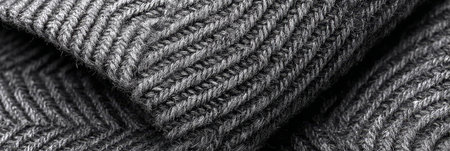Cozy Texture and Warm Material Concept with Rough Style and Dense Fabric in Knit or Wool Structureの素材
