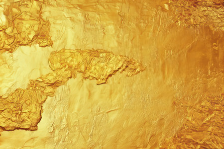 Golden Backdrop with Shimmering Textures Creating a Dazzling Effect on a Vibrant Surfaceの素材