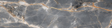 Elegant Natural Grey Marble Texture with Striking Gold Accents for Luxurious Backgrounds and Designsの素材