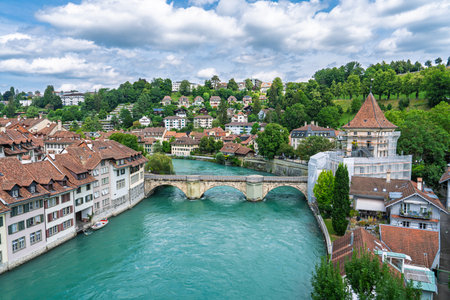 Bern s Historic Old Town A Picturesque View of the Aare River and Architectural Charm