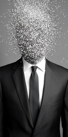 Sorrowful Silhouette A Profound Reflection of Inner Turmoil, Loneliness, and Uncertainty in Lifeの素材