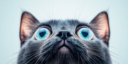 Lovely Close-Up of a Havana Brown Cat with Expressive Eyes and Soft Fur for Pet Photographyの素材