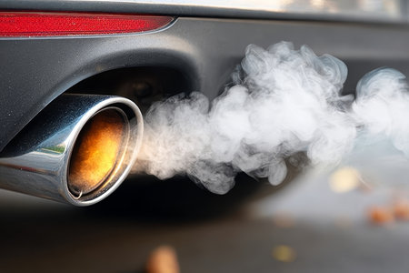 Auto Transportation Emissions Impacting Outdoor Air Quality and Urban Pollution from Vehiclesの素材