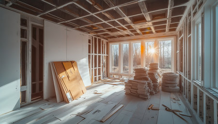 Comprehensive Guide to Drywall Interior Construction Plasterboard Installation for Modern Spacesの素材