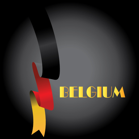 Vector illustration,banner or poster for independence day of belgiumのイラスト素材