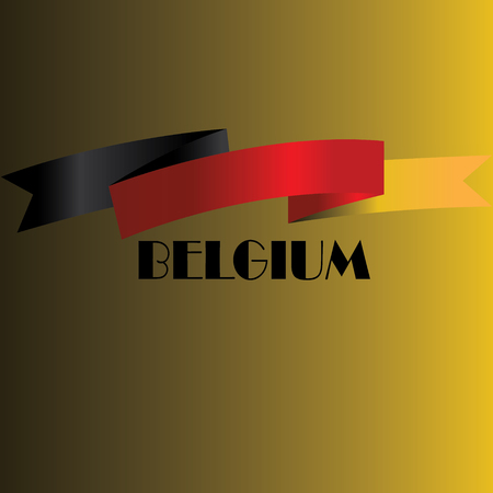 Vector illustration,banner or poster for independence day of belgiumのイラスト素材