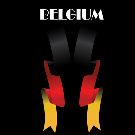 Vector illustration,banner or poster for independence day of belgiumのイラスト素材