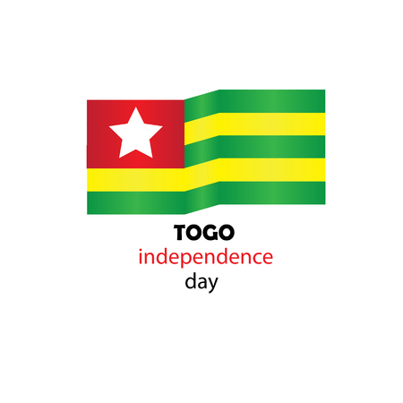 Happy Independence Day Togo, Togo independence day vector template design.- Vectorのイラスト素材