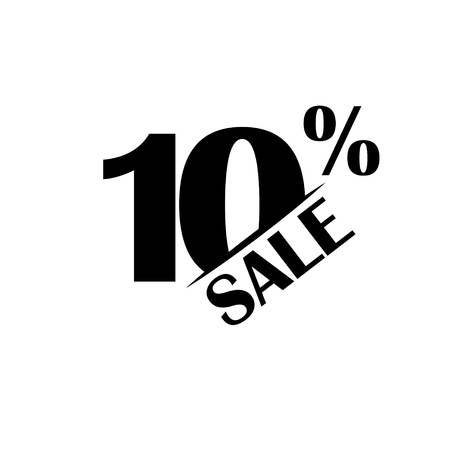 Sales discount icon. Special offer price. 10 percent - Vectorのイラスト素材