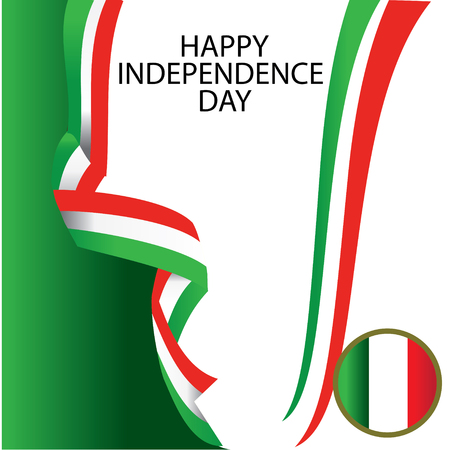 Italy Independence Day Vector Template Design Illustration - Vectorのイラスト素材