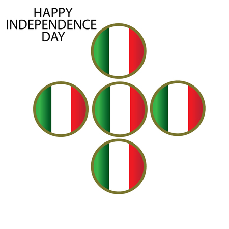 Italy Independence Day Vector Template Design Illustration - Vectorのイラスト素材