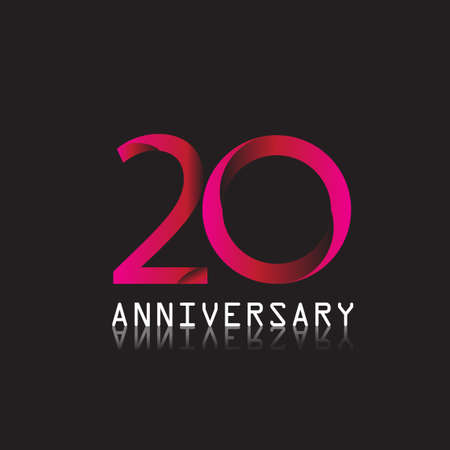 10 years anniversary celebration logotype. 10th anniversary logo with confetti golden colored isolated on black background, vector design for greeting card and invitation cardのイラスト素材