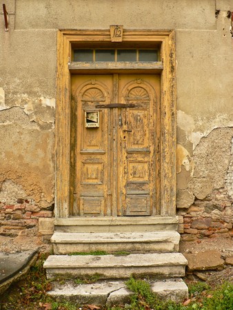 Old doorの写真素材