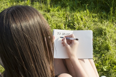 To do list planing for the holidaysの写真素材