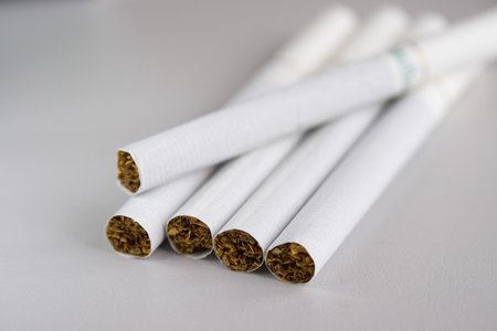 Cigaretes closeupの写真素材