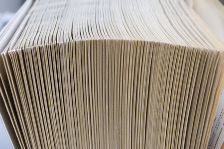 a Book side view