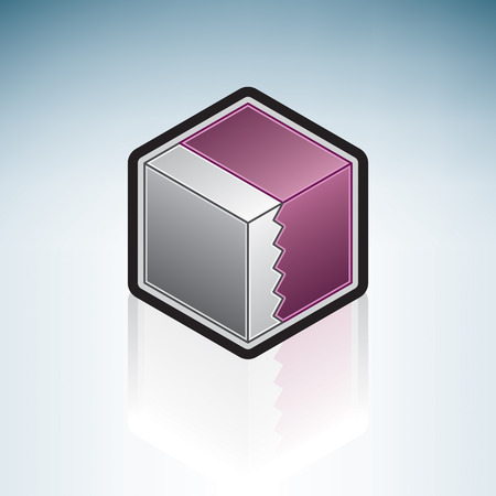 Flag of State of Qatar (Africa)のイラスト素材