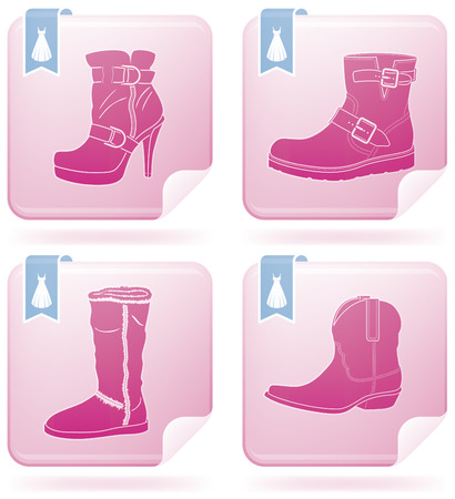 Woman's Shoesのイラスト素材