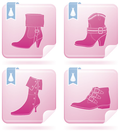 Woman's Shoesのイラスト素材