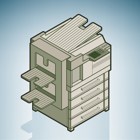 Large Office Copierのイラスト素材