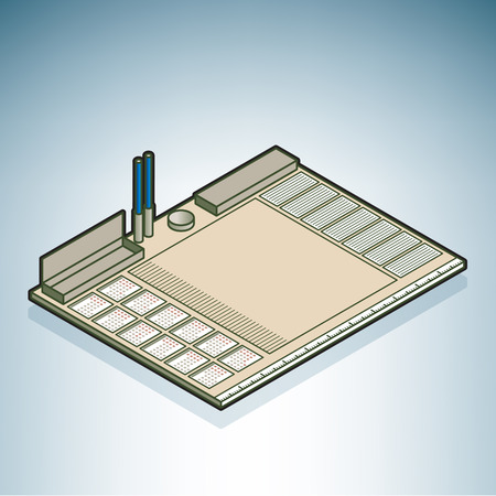 Desk Planner / Calendarのイラスト素材