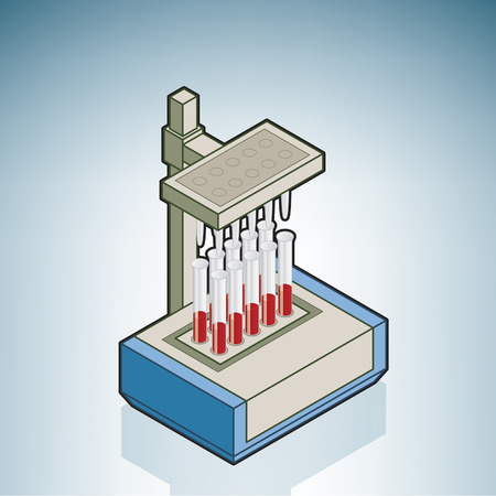 Laboratory Blood Diagnosisのイラスト素材