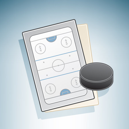 Hockey Fieldのイラスト素材